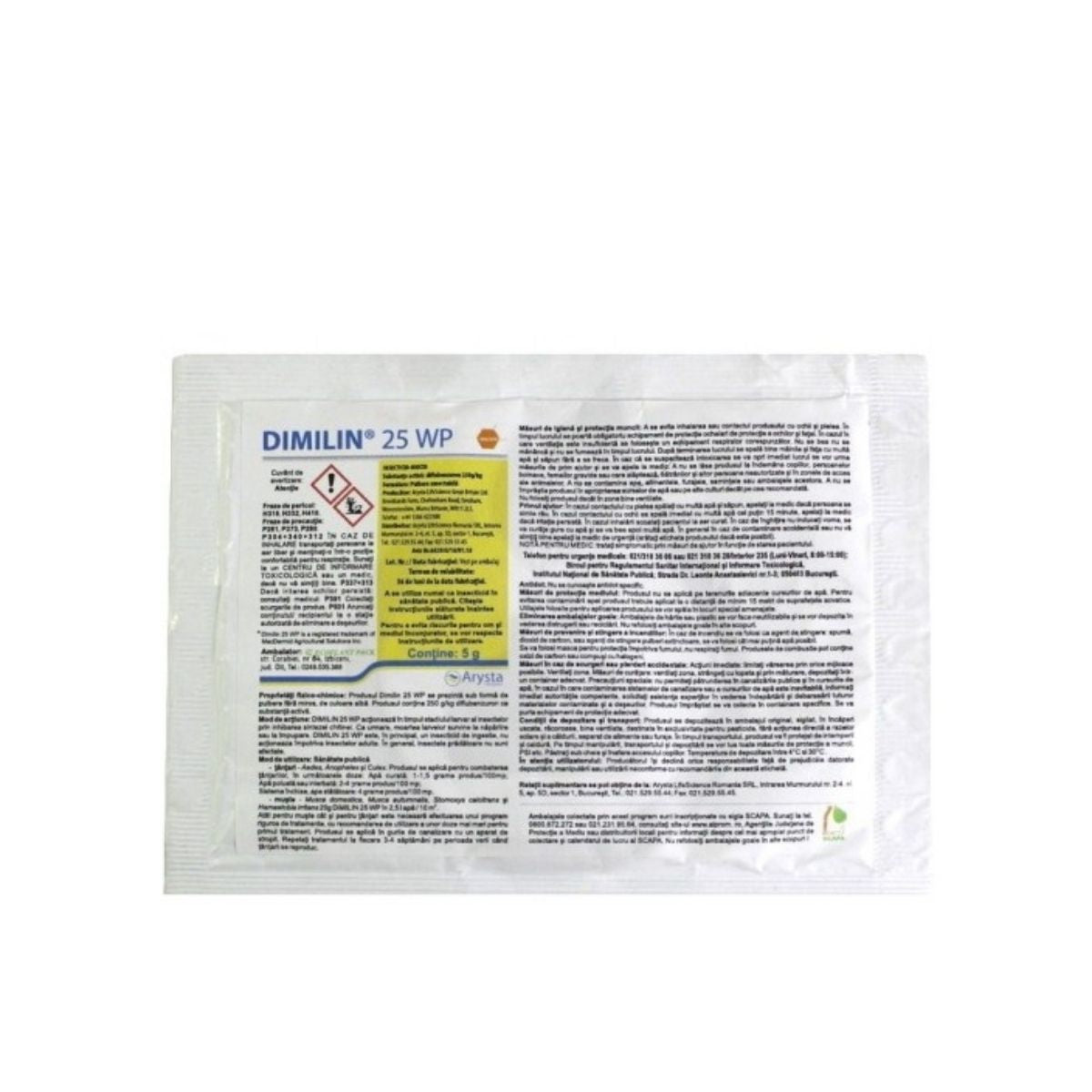 Biocid muste si tantari Dimilin 25 WP, 5 grame, 1, hectarul.ro