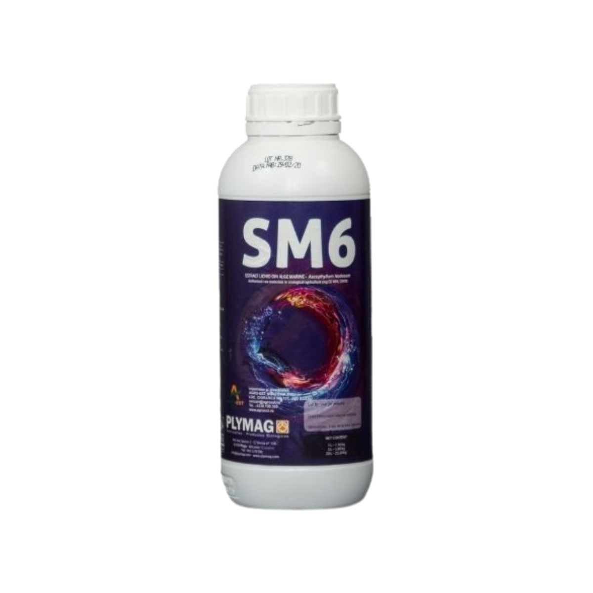 Biostimulator cu extract de alge, manitol si acid alginic SM-6, 1 L, 1, hectarul.ro