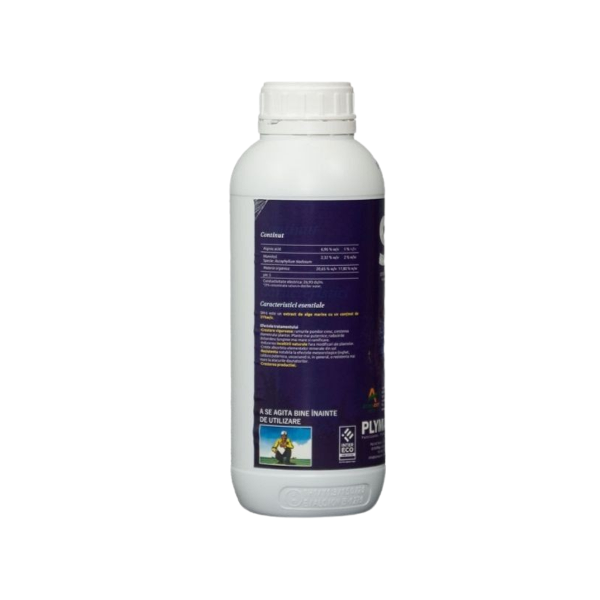 Biostimulator cu extract de alge, manitol si acid alginic SM-6, 1 L