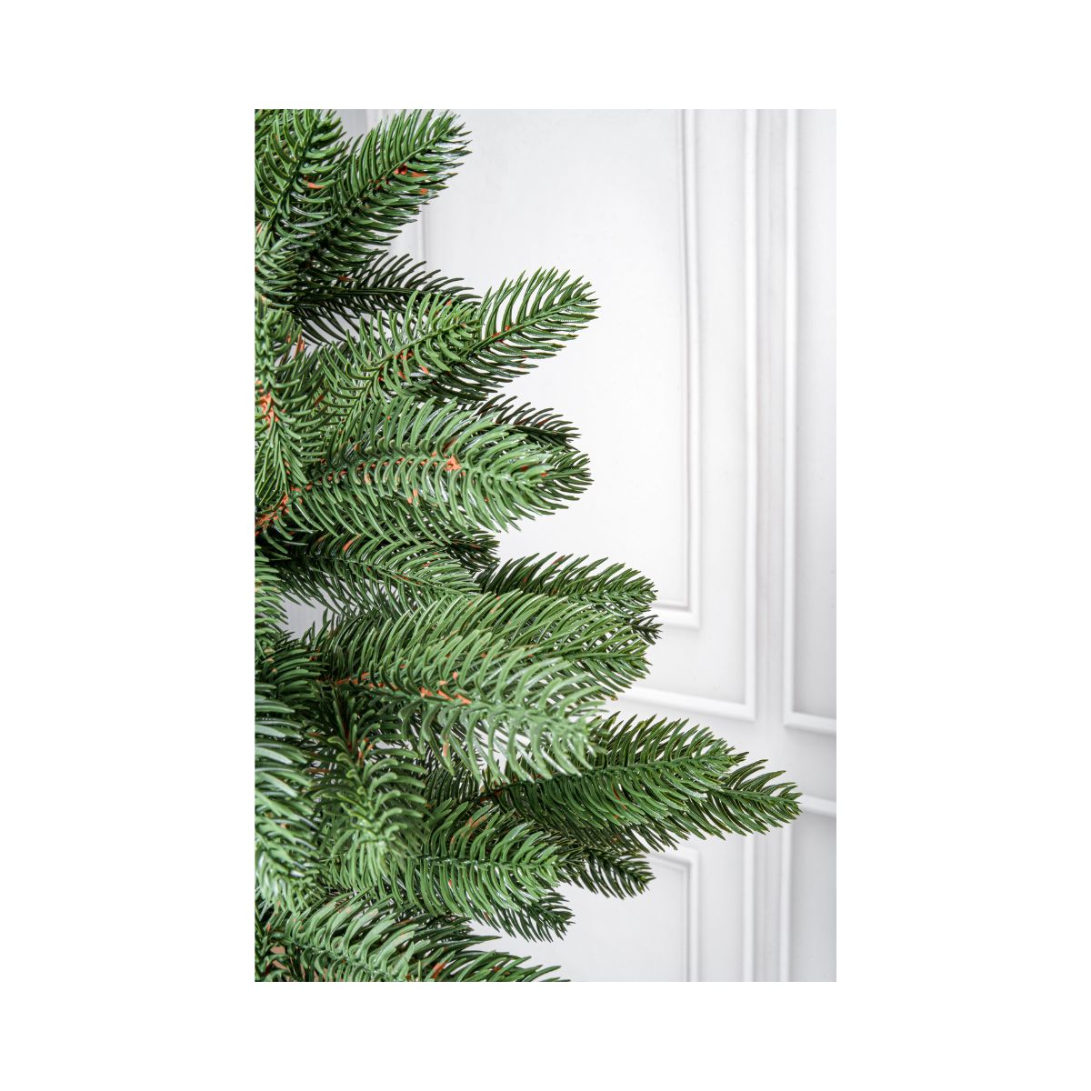 Brad artificial premium cu aspect natural, suport inclus, ace moi, verde 60 cm