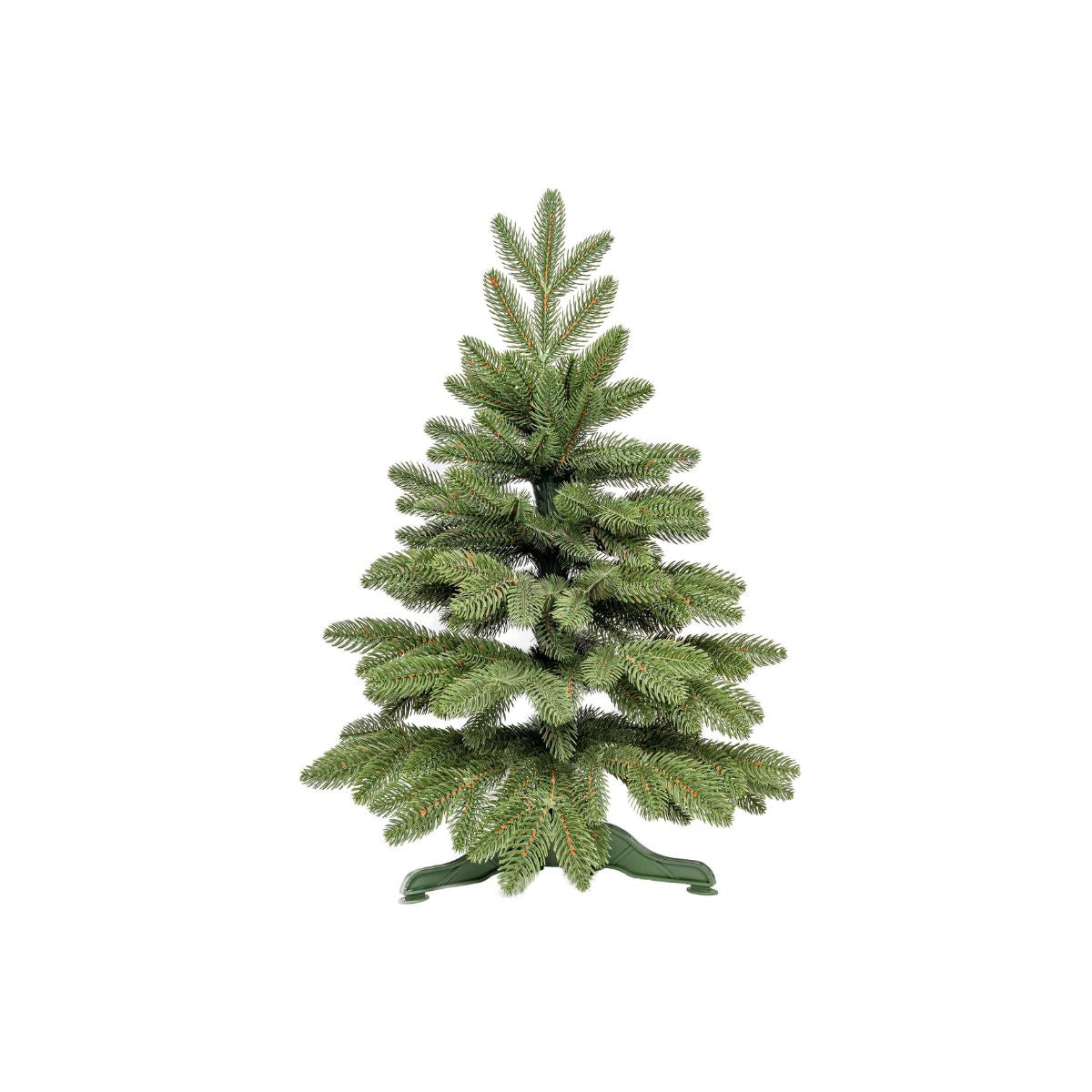Brad artificial premium cu aspect natural, suport inclus, ace moi, verde 60 cm