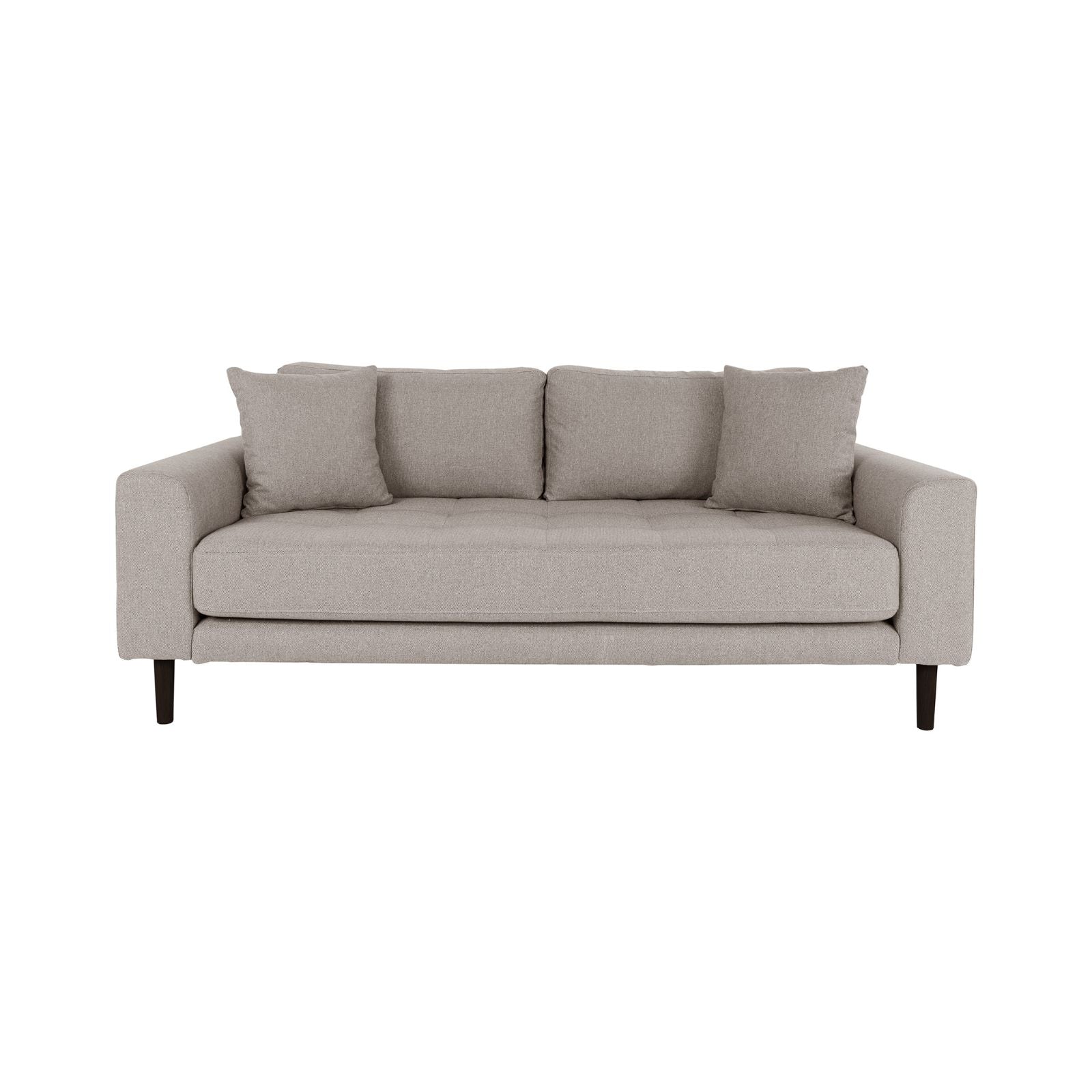 Canapea gri stone din poliester 180 cm Lido House Nordic, 1, hectarul.ro