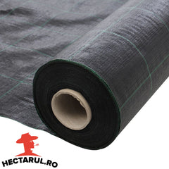 Folie agrotextil 1,5 x 10 metri, 70 gr/m2, negru, HECTARUL