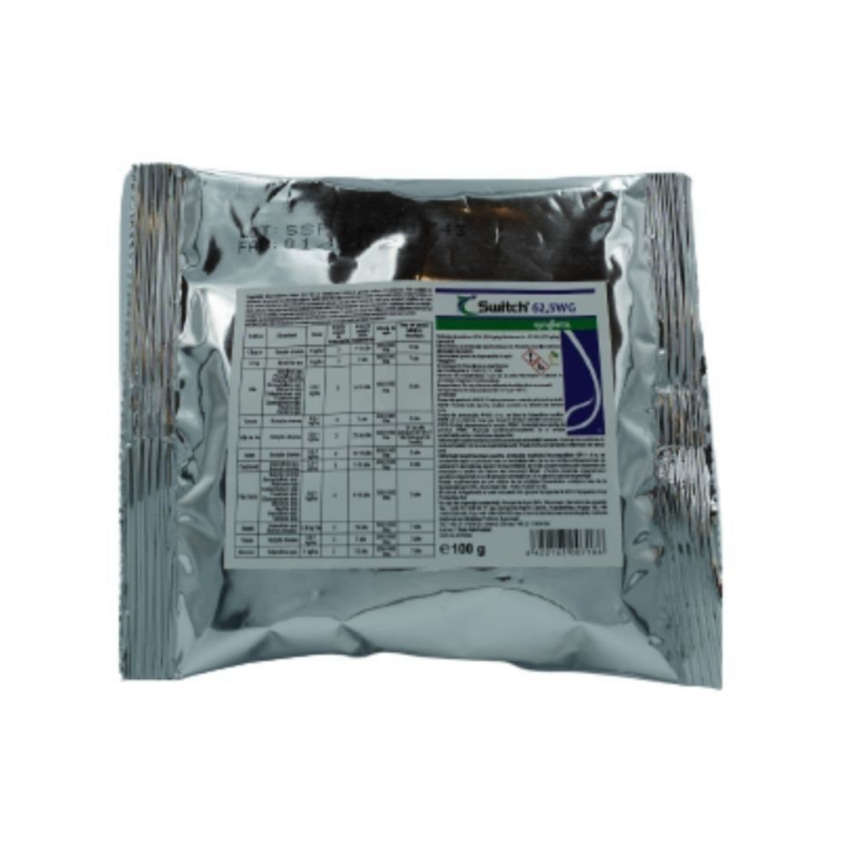 Fungicid pentru legume, capsun si pomi fructiferi, 100 grame,  Switch 62.5 WG, SYNGENTA