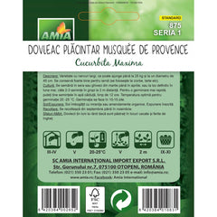Seminte Dovleac Placintar MUSQUE DE PROVENCE A AMIA 1.5gr